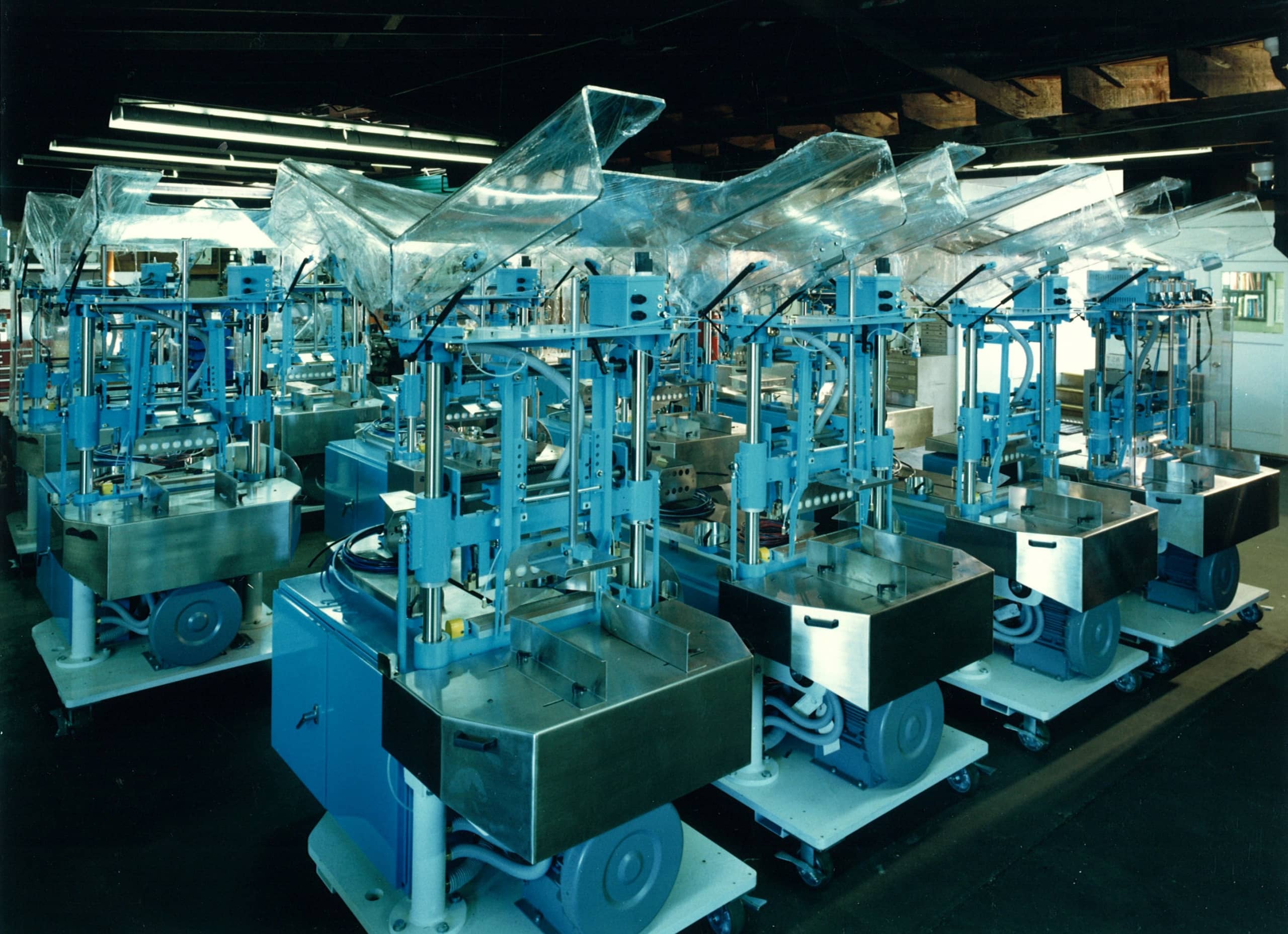 Bag sealing technology, released through the 80s and 90s