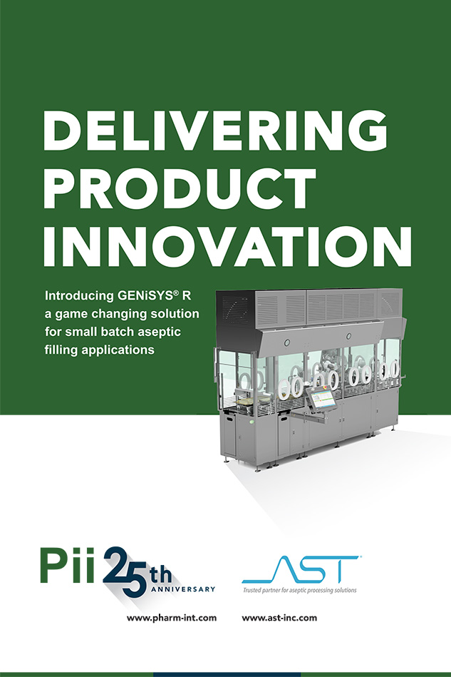 Pii and AST Partner On GENiSYS R Aseptic Filling and Closing Machine