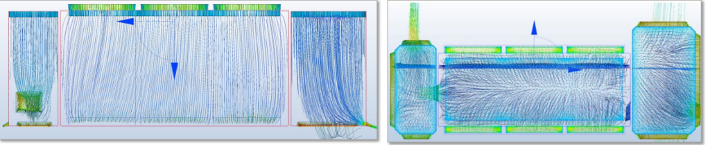 Figure-1 AST aseptic fill finish isolator CFD airflow analysis on the finalized design